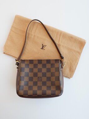 Authentic Preowned Louis Vuitton Damier Ebene Trousse Shoulder Bag